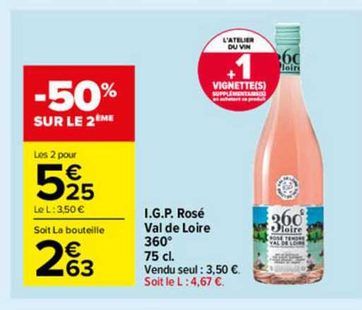 i.g.p. rosé val de loire 360°