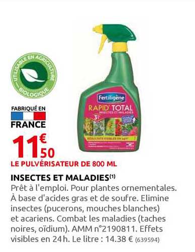 insectes et maladies