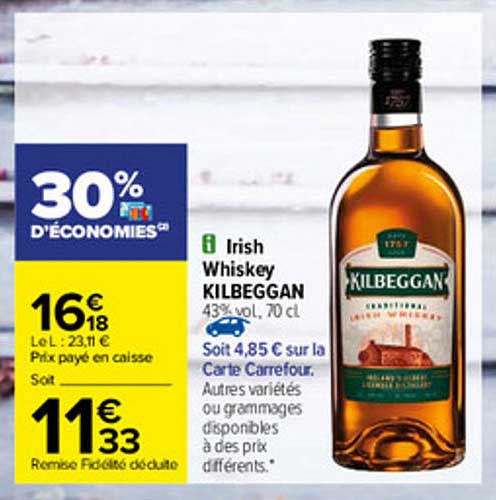 irish whiskey kilbeggan