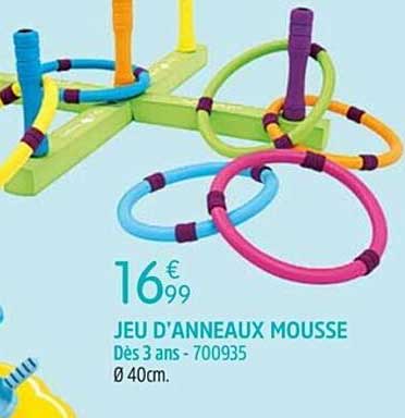 jeu d'anneaux mousse