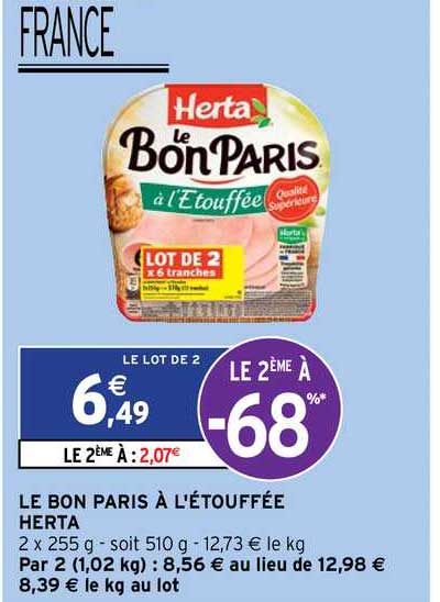 Le Bon Paris à L'étouffée Herta