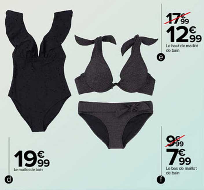 Le Maillot De Bain, Haut De Maillot De Bain, Le Bas De Maillot De Bain