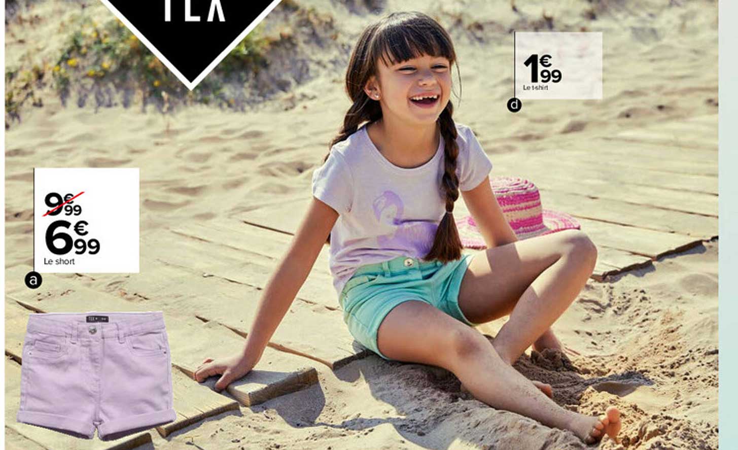 le short, le t-shirt