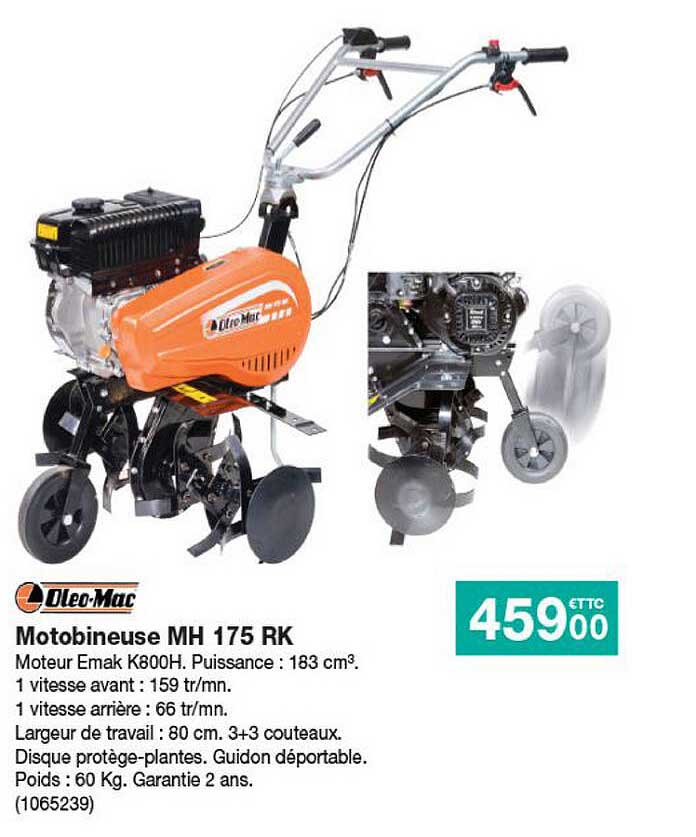 motobineuse mh 175 rk oleo-mac
