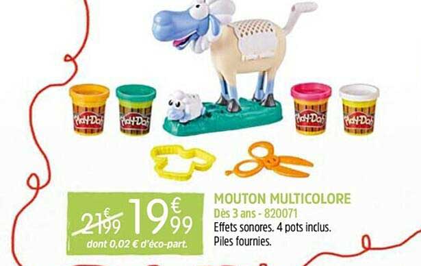 mouton multicolore