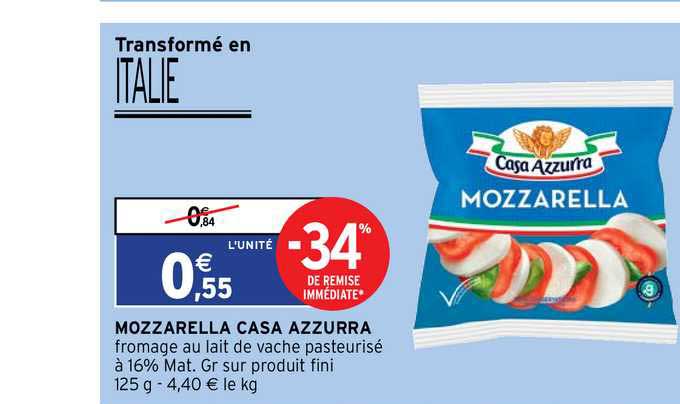 mozzarella casa azzurra