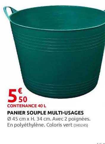 panier souple multi-usages