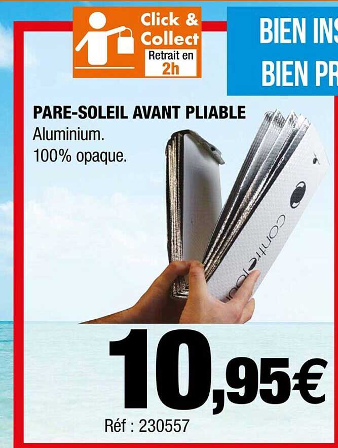 pare-soleil avant pliable