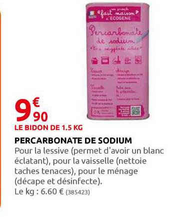 percarbonate de sodium