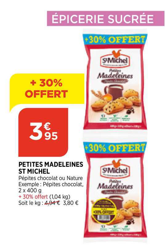 petites madeleines st michel