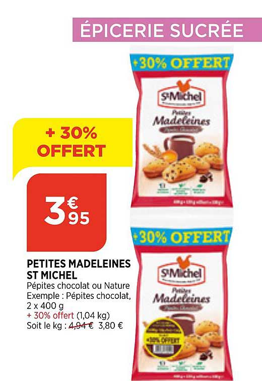 Petites Madeleines St Michel