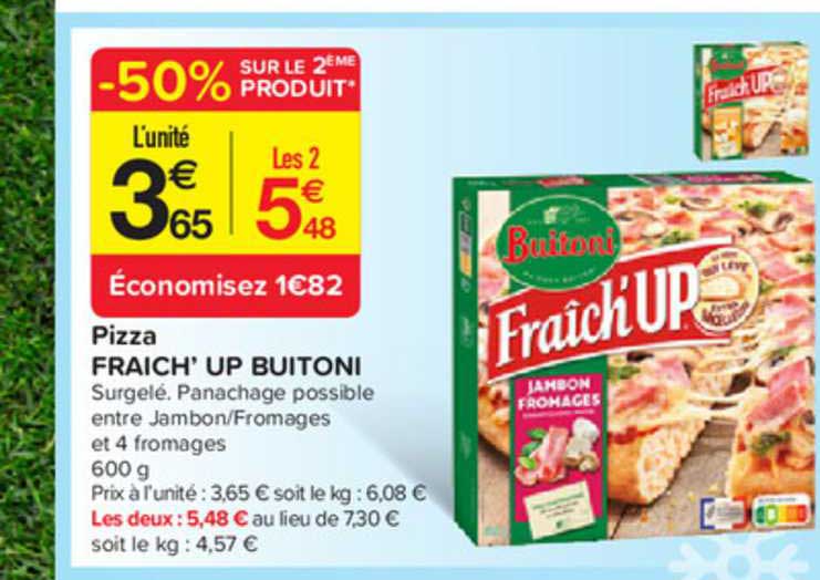 Pizza Fraîch'up Buitoni