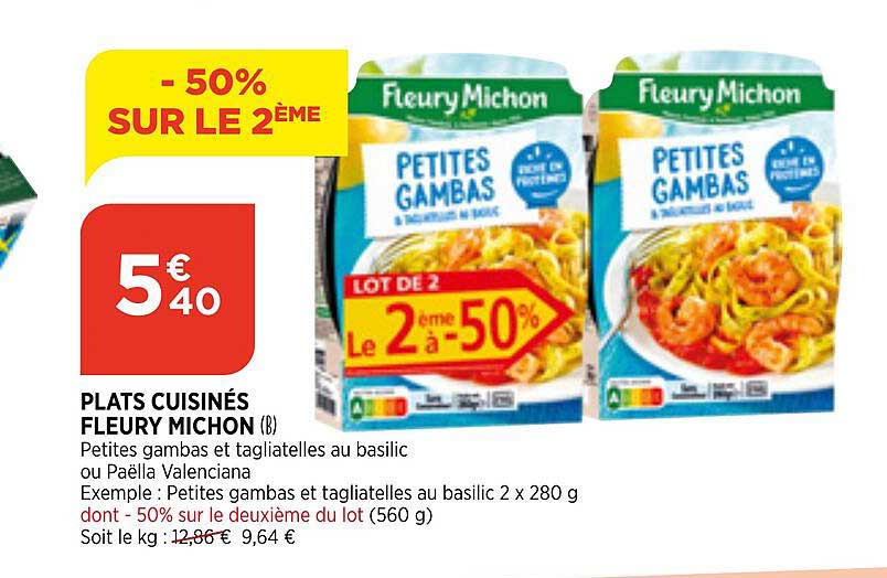 plats cuisinés fleury michon