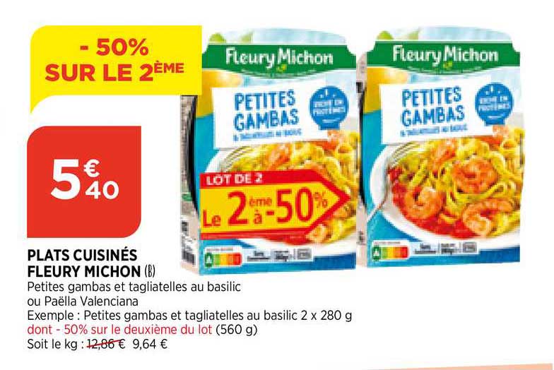 plats cuisinés fleury michon