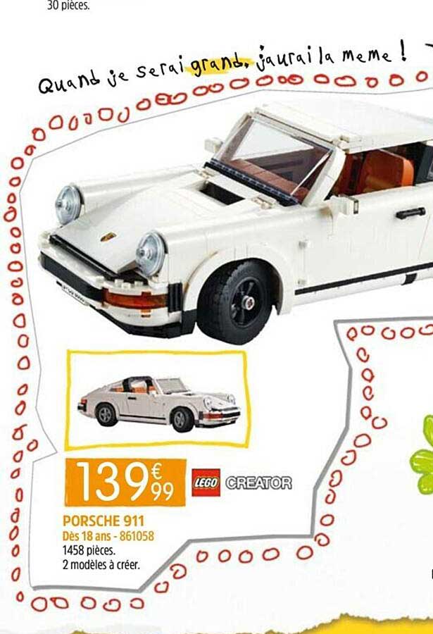porsche 911 lego creator