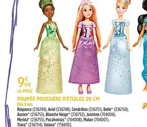 poupée poussière d'étoiles 26 cm