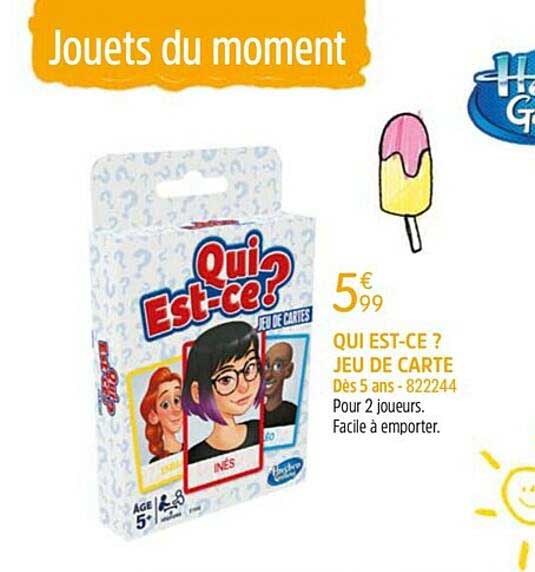 qui est-ce ? jeu de carte