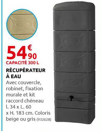 Récupérateur à Eau