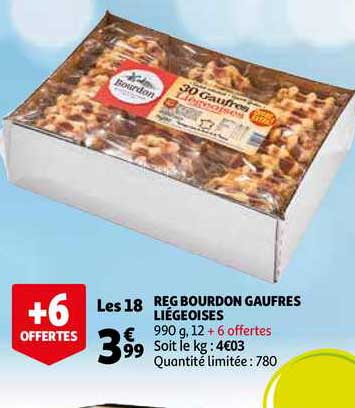 Reg Bourdon Gaufres Liégeoises