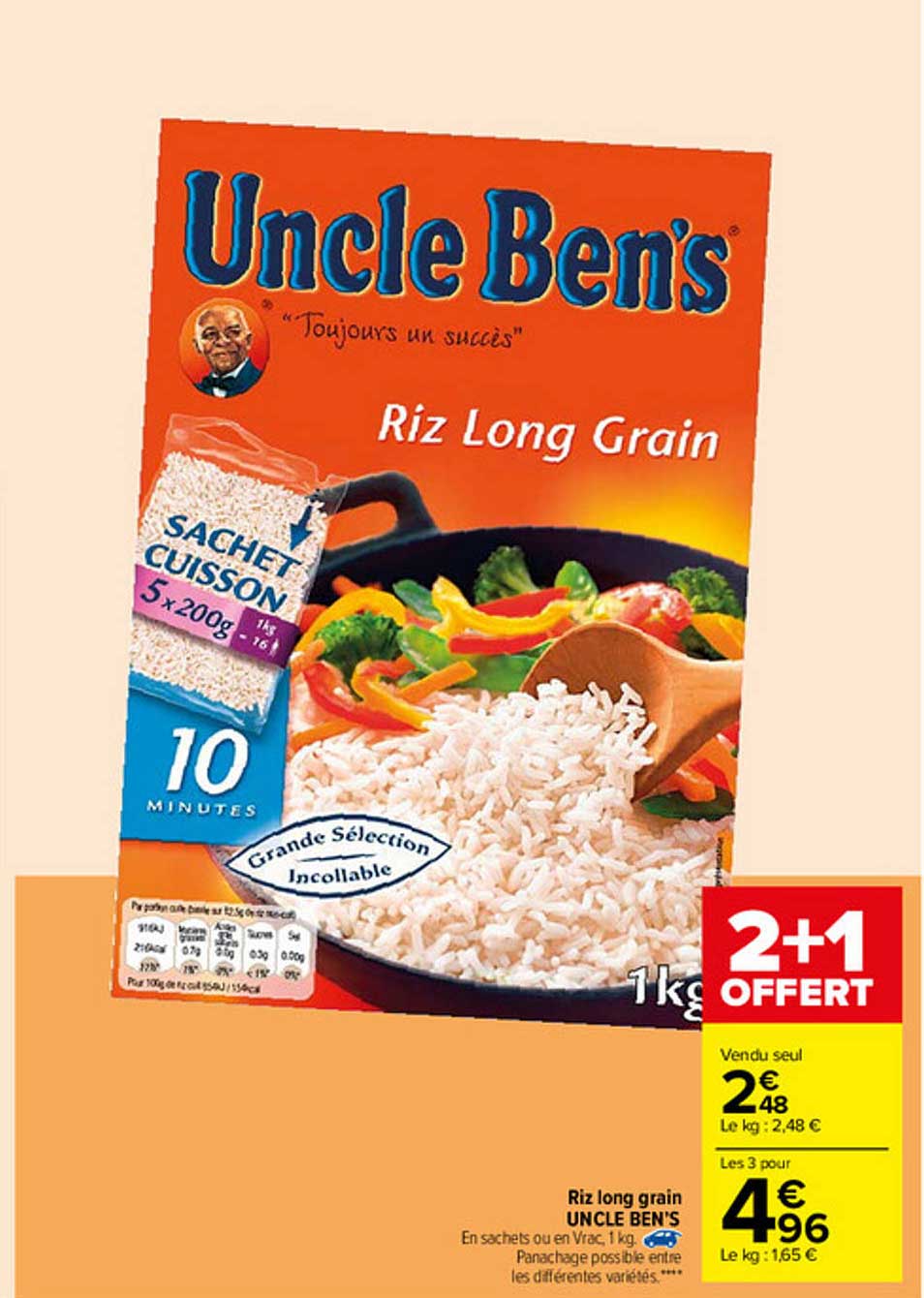 riz long grain uncle ben's