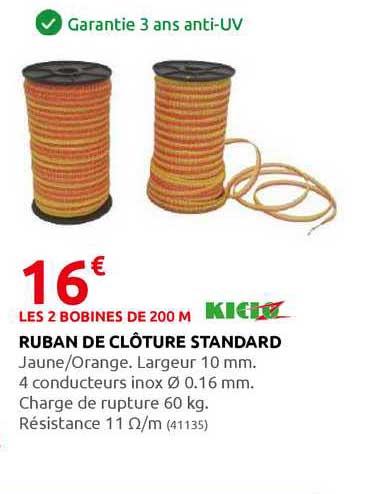 Ruban De Cllôture Standard
