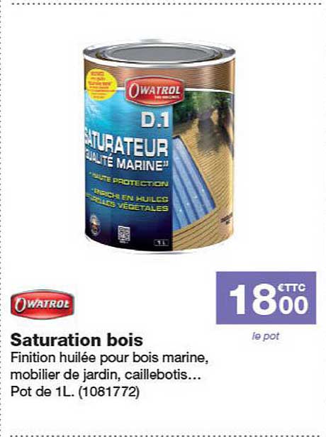 saturation bois owatrol