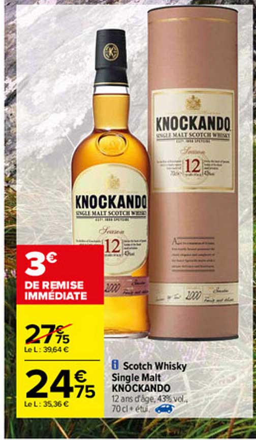 scotch whisky single malt knockando
