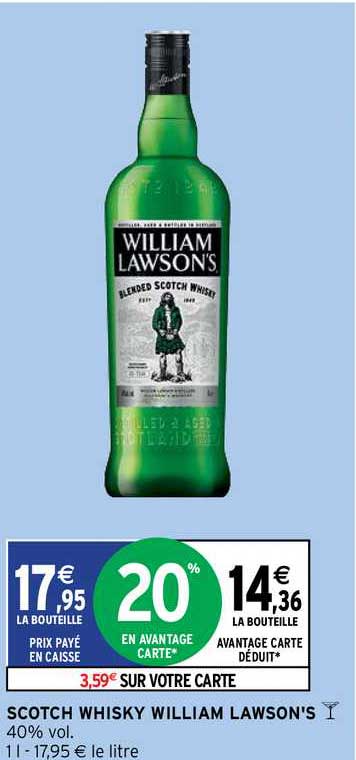 scotch whisky william lawson's