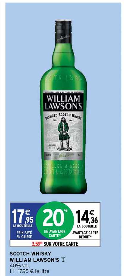 scotch whisky william lawson's