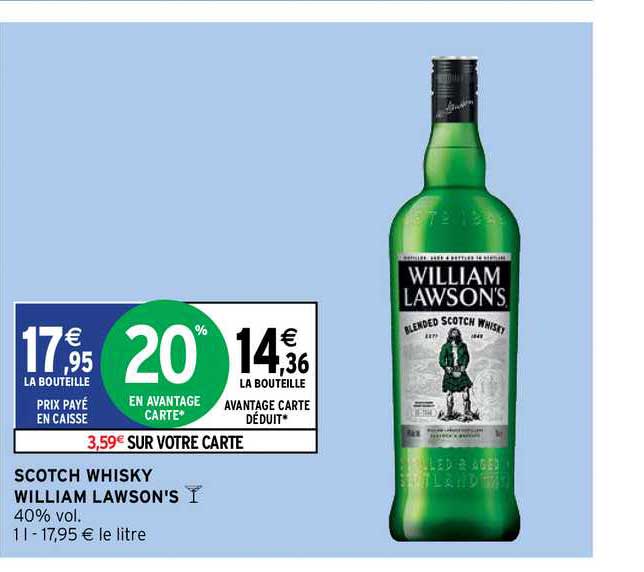 scotch whisky william lawson's