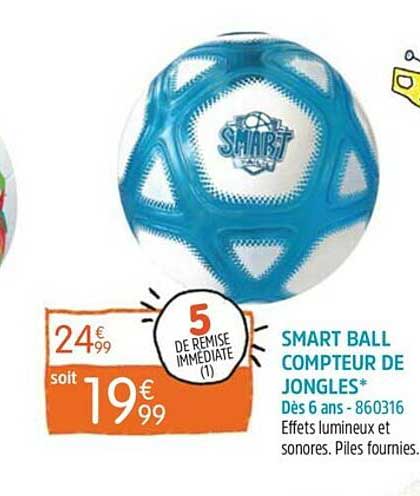 smart ball compteur de jongles
