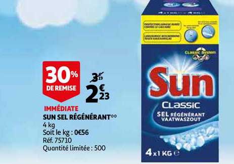 sun sel régénérant