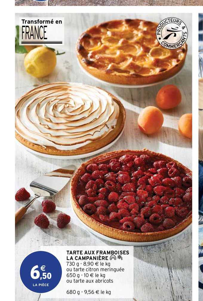 Tarte Aux Framboises La Campanière