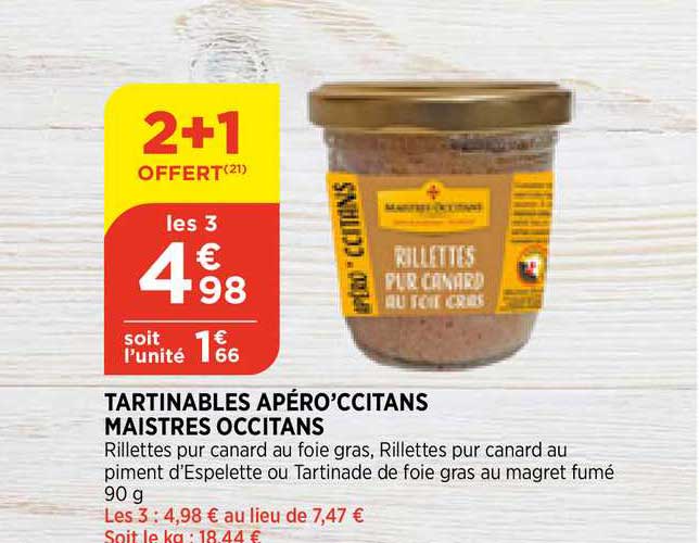 tartinables apéro'ccitans maistres occitans