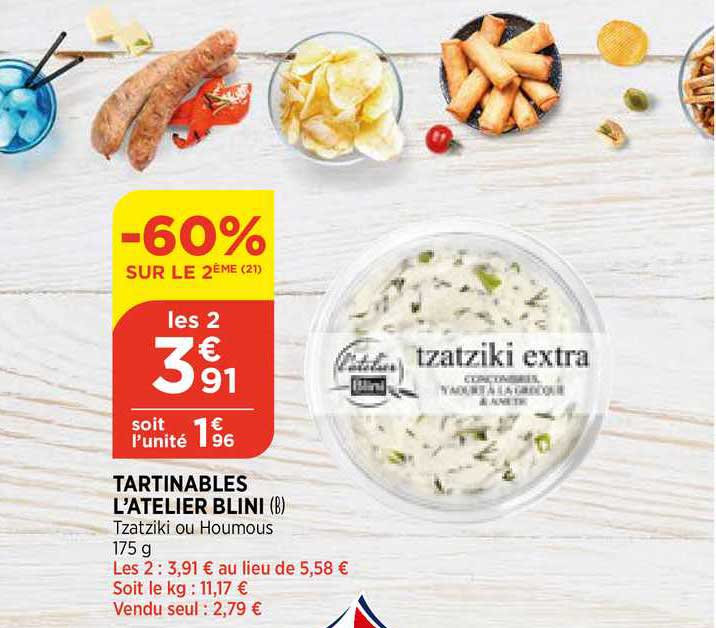 tartinables l'atelier blini