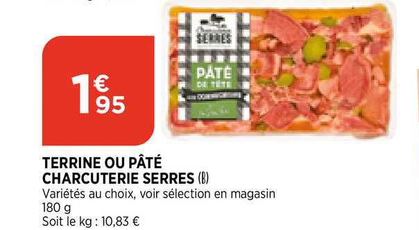 Terrine Ou Pâté Charcuterie Serres