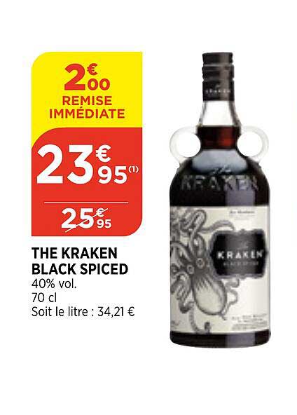 the kraken black spiced