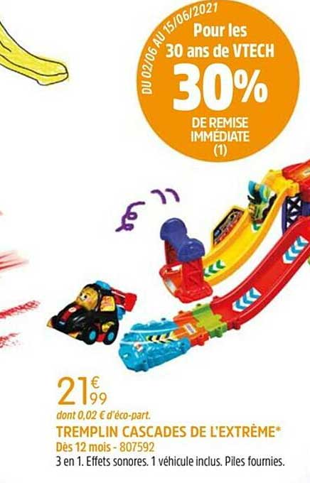 tremplin cascades de l'extrême