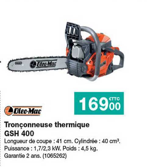 tronçonneuse thermique oleo-mac