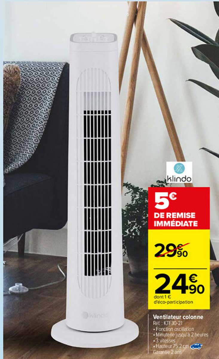 Ventilateur Colonne Klindo