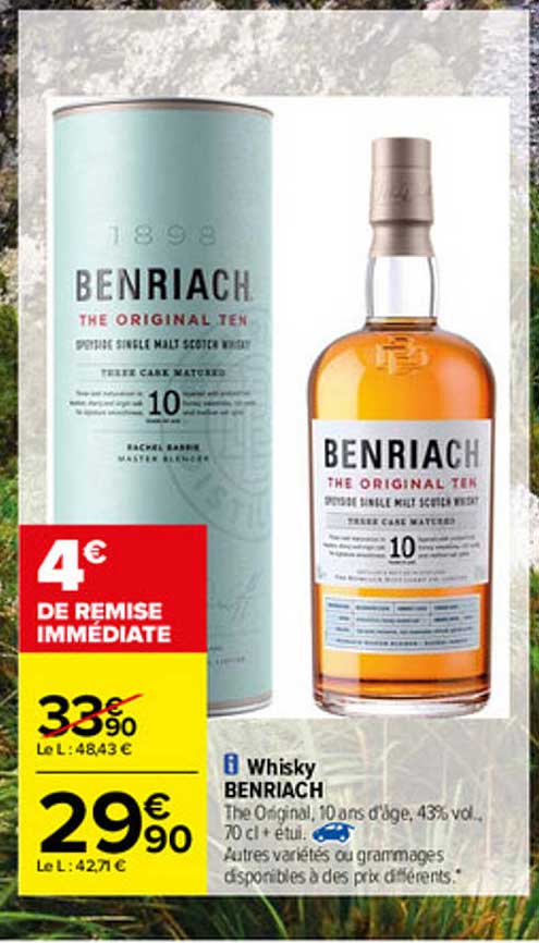 whisky benriach