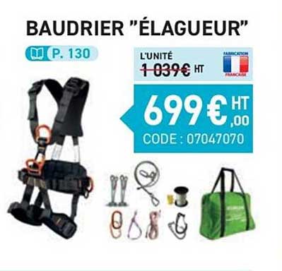 baudrier "élagueur"