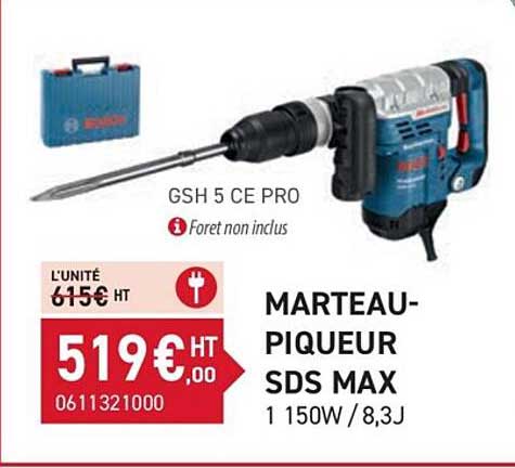 bosch marteau-piqueur sds max