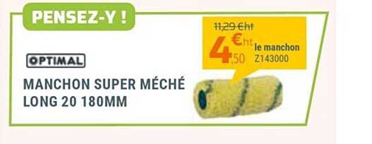 manchon super méché long 20 180mm optimal