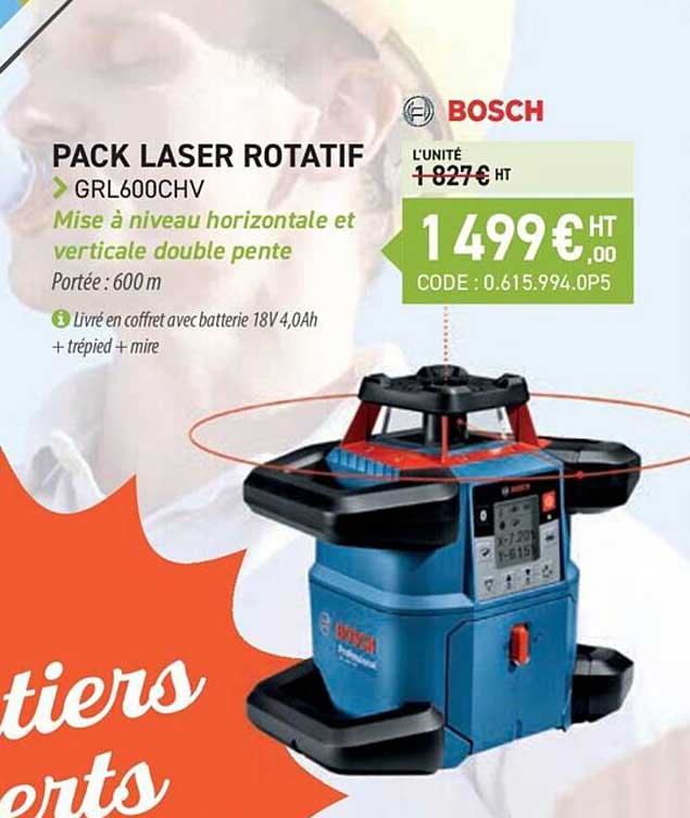 Pack Laser Rotatif Bosch