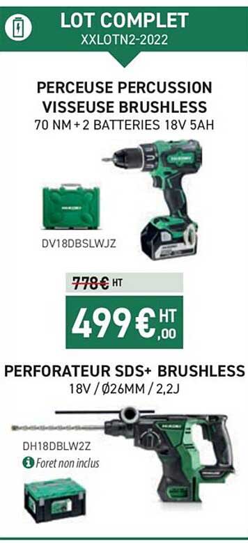 perforateurs sds+ brushless