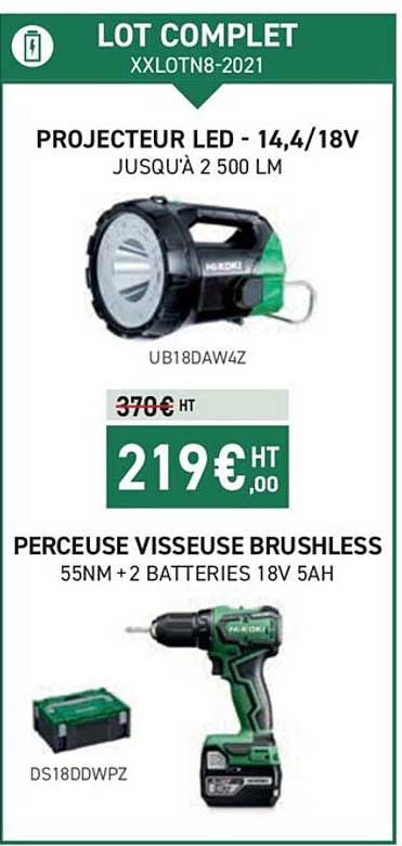 Projecteur Led - 14,4-18v, Perceuse Visseuse Brushless
