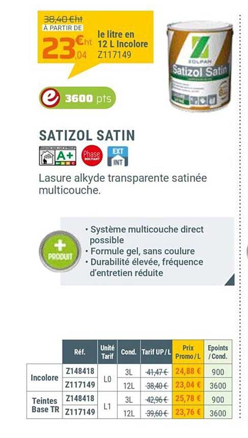 satizol satin