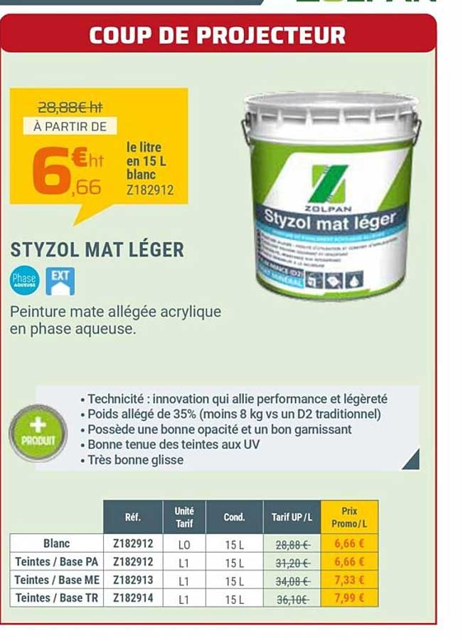 Styzol Mat Léger