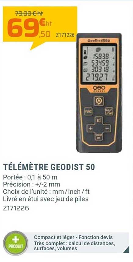 Télémètre Geodist 50
